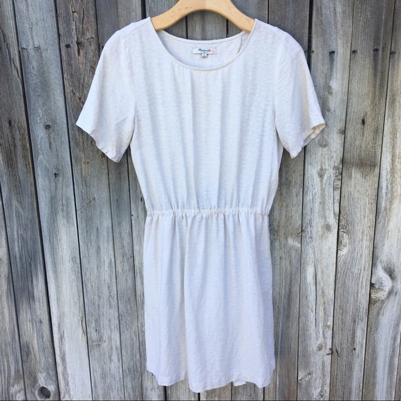 Madewell Scenic View Mini Dress Silk Cream S - Picture 12 of 12